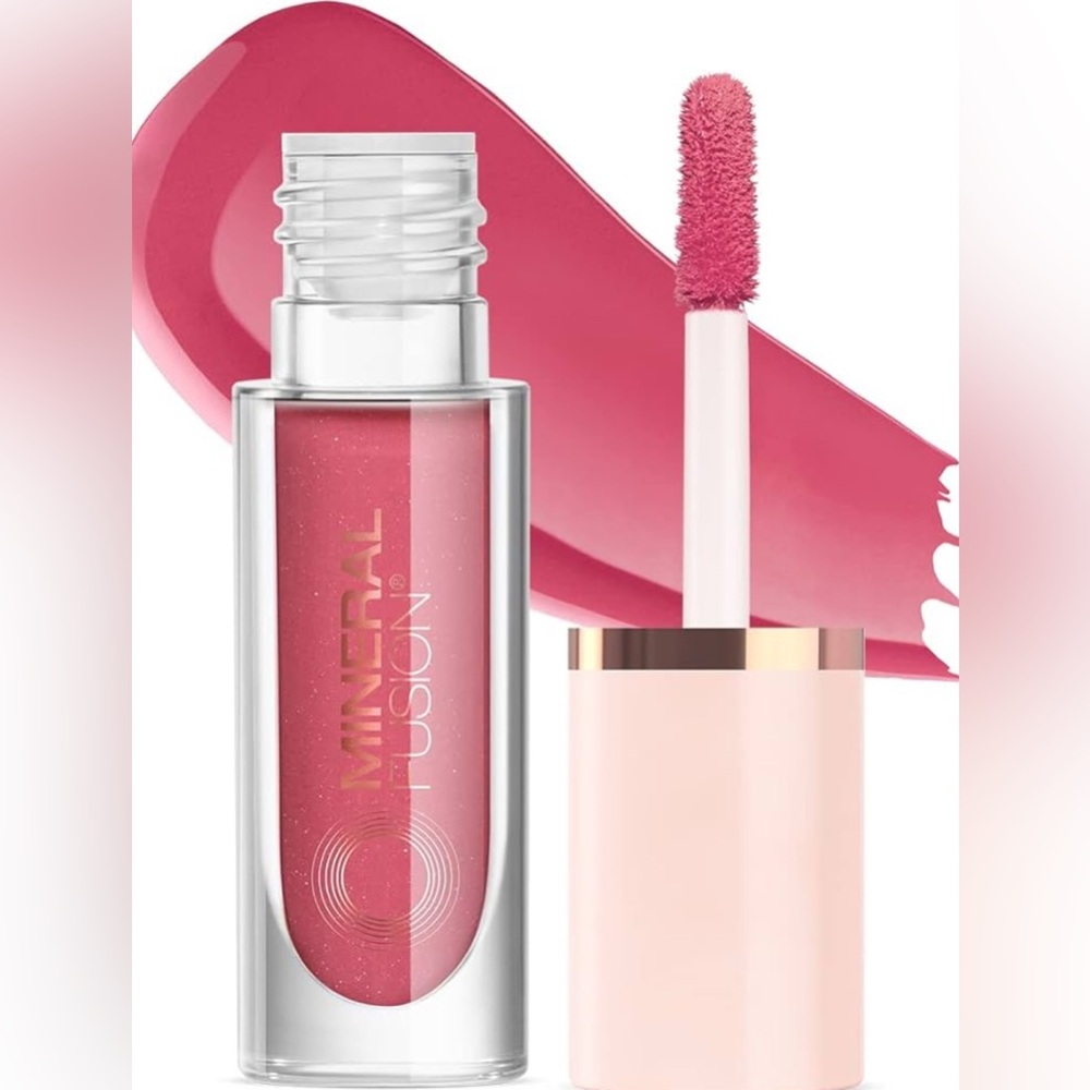 Mineral Fusion Matte 2-in-1 Lip & Cheek Stain in Color Rosé (Rosey Pink Color)